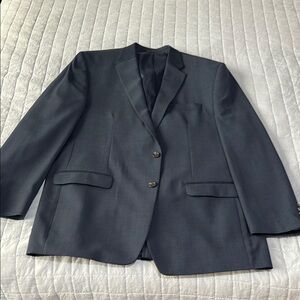 Chaps Blue Sport Coat with Structured Tailoring